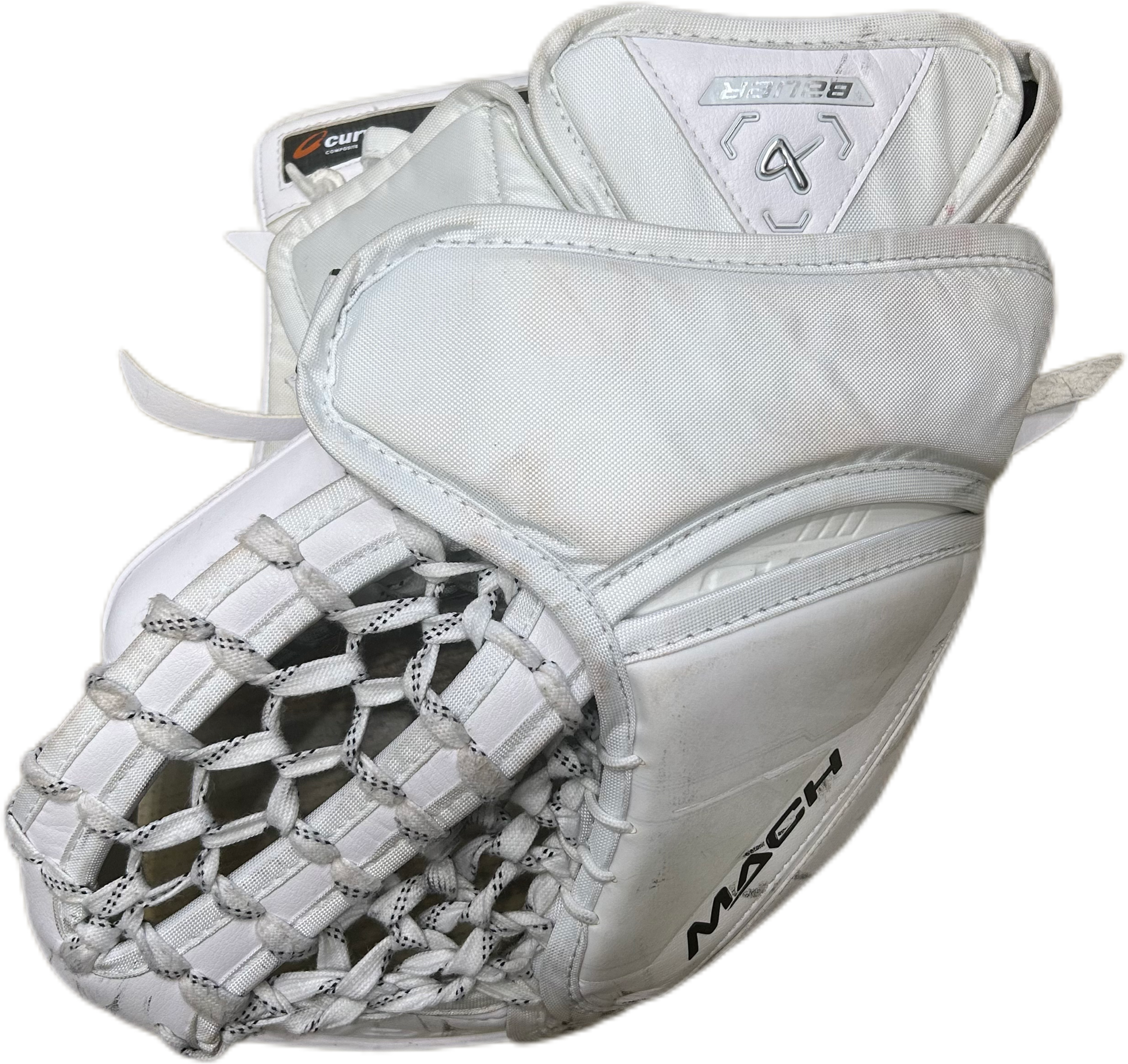 Bauer Supreme Mach - Gant de gardien de but Pro Stock d'occasion (blanc) n° 2